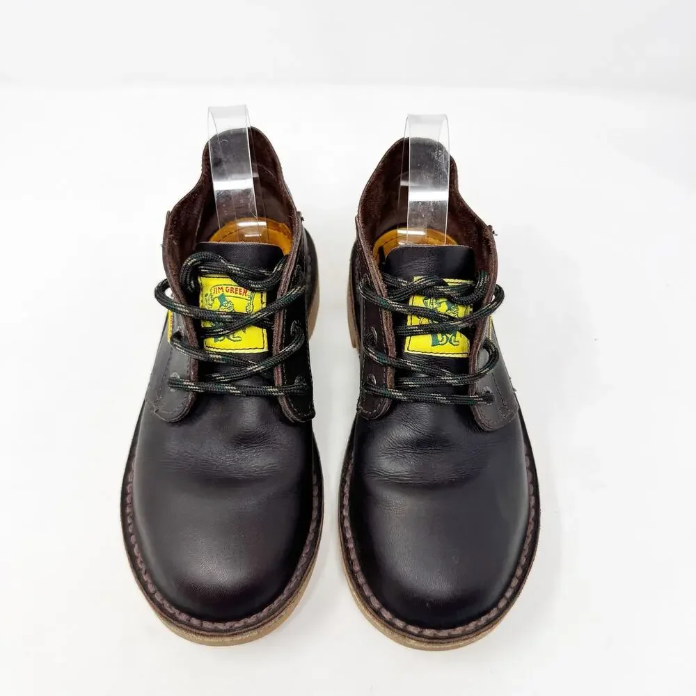 Jim Green Vellie Chukka Boots Leather Crepe Sole Brown Men’s US 7